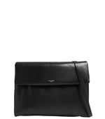 Black Logo Large Messenger Bag 1