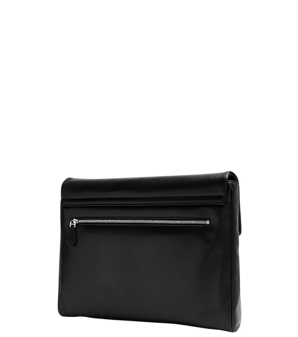 Black Logo Large Messenger Bag 2