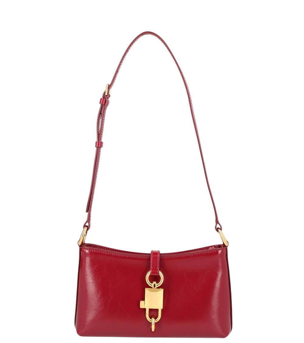 Red Lock Small Shoulder Bag 1