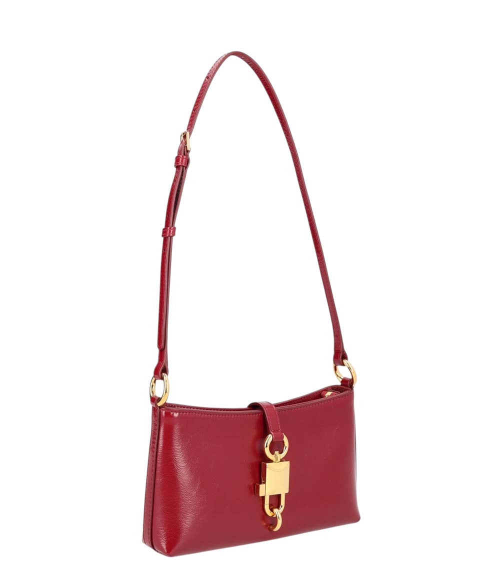 Red Lock Small Shoulder Bag 2