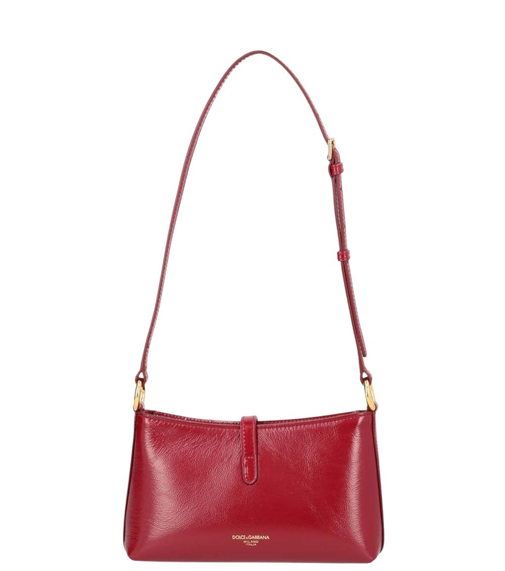 Red Lock Small Shoulder Bag 3
