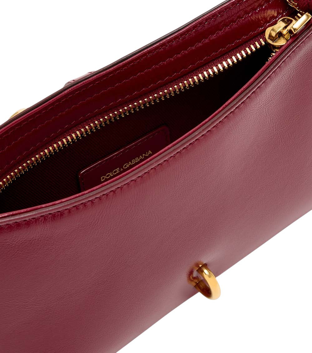 Red Lock Small Shoulder Bag 4