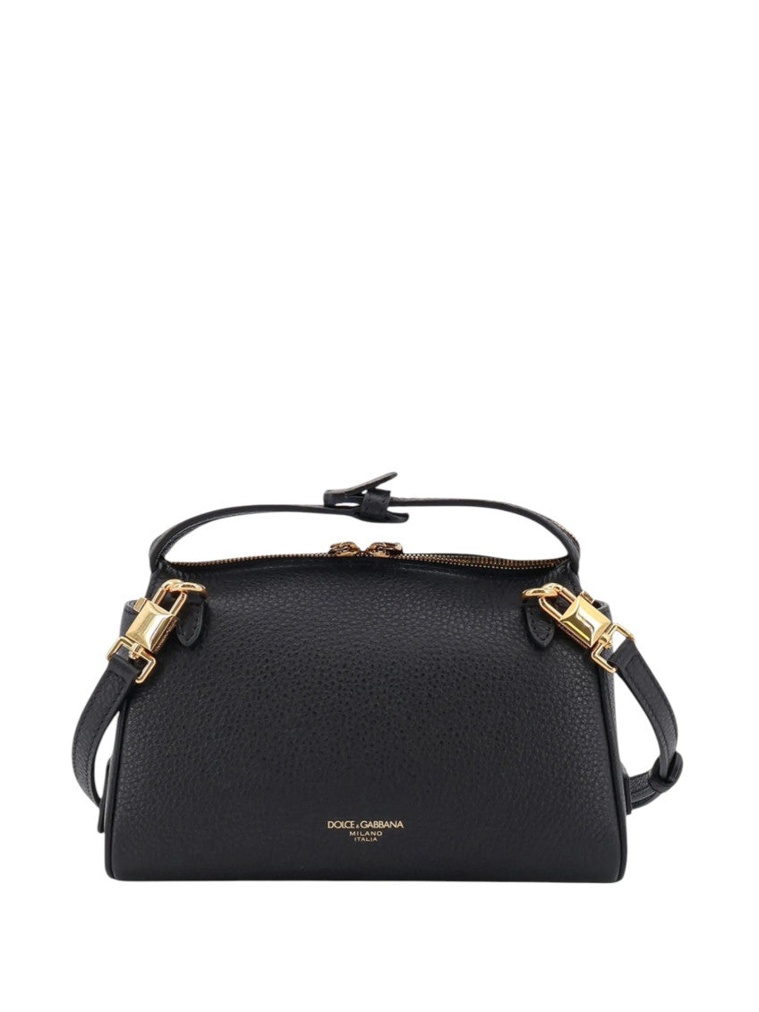 Black Vittoria Mini Crossbody Bag 3
