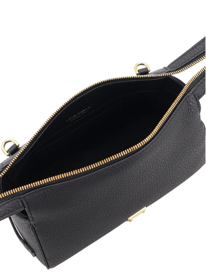 Black Vittoria Mini Crossbody Bag 4