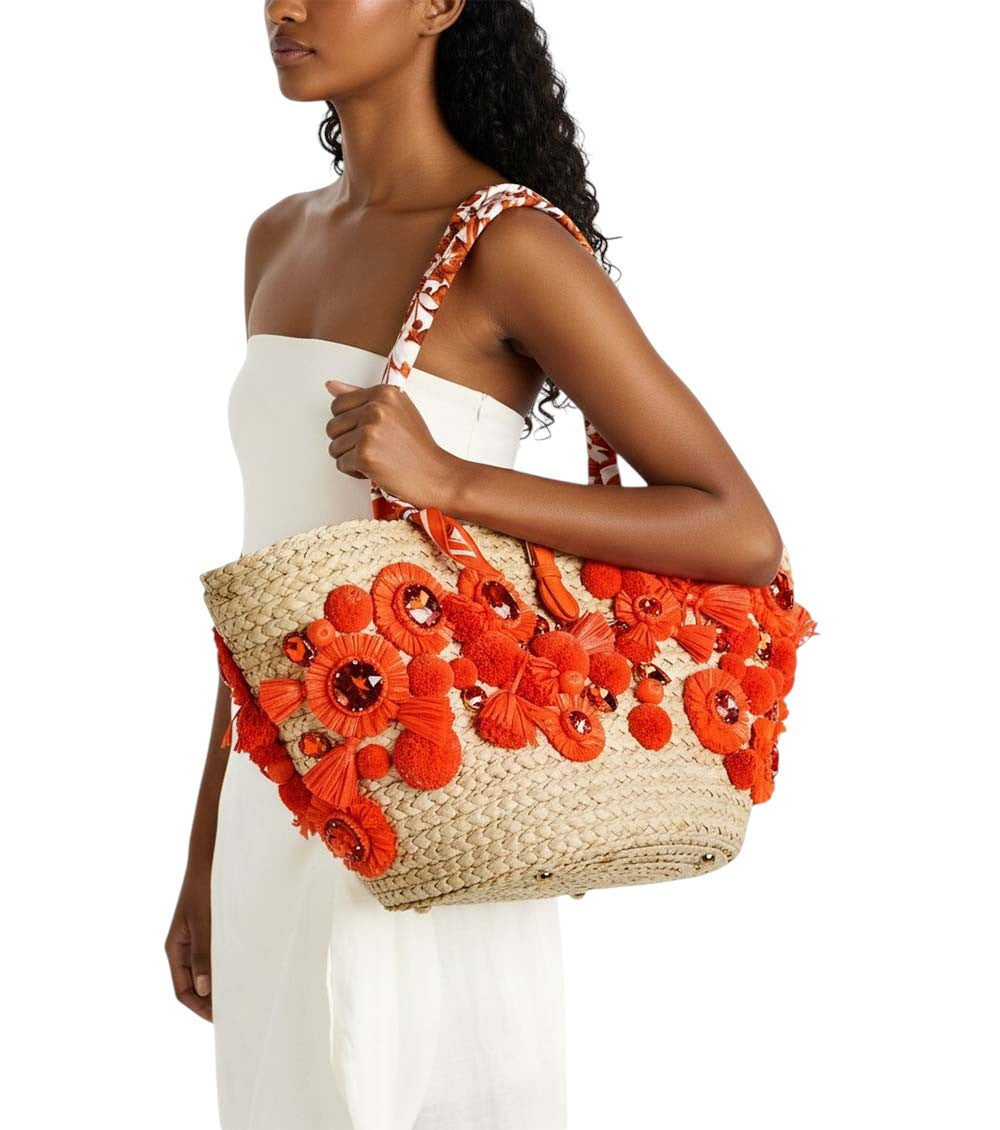 Natural Coffa Capri Large Tote 4