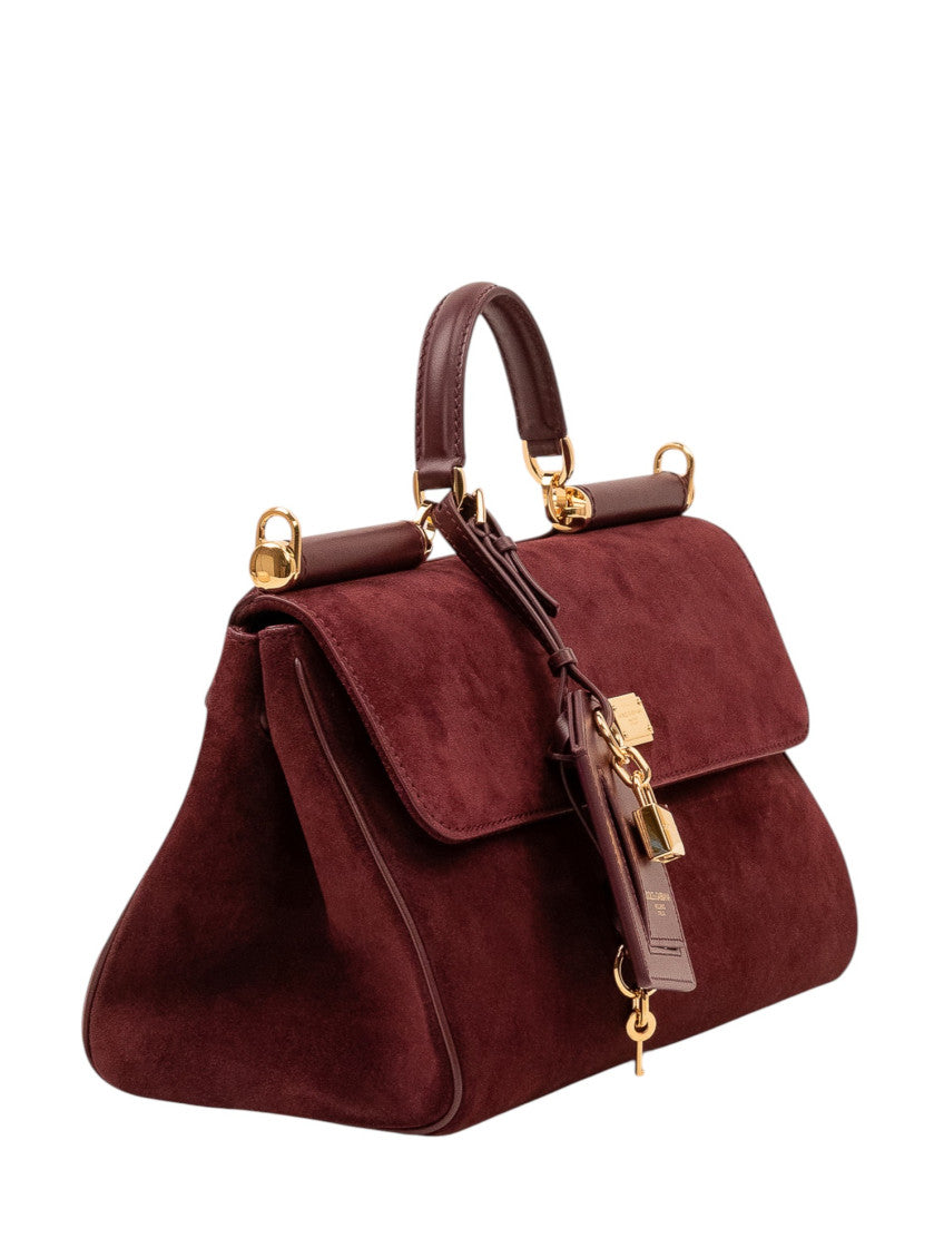 Burgundy Sicily Medium Satchels 3