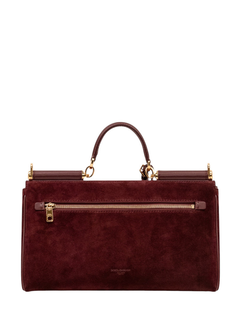 Burgundy Sicily Medium Satchels 4