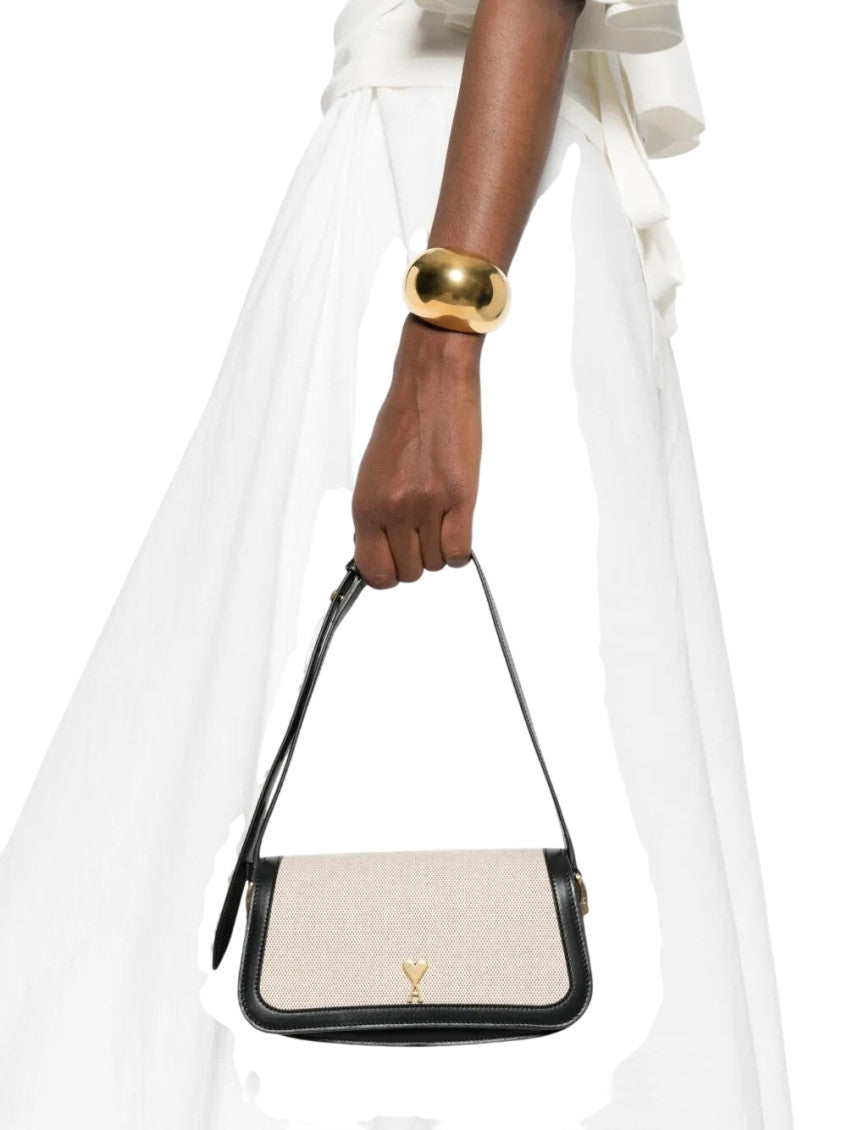 Beige Ami de Coeur Small Shoulder Bag 5