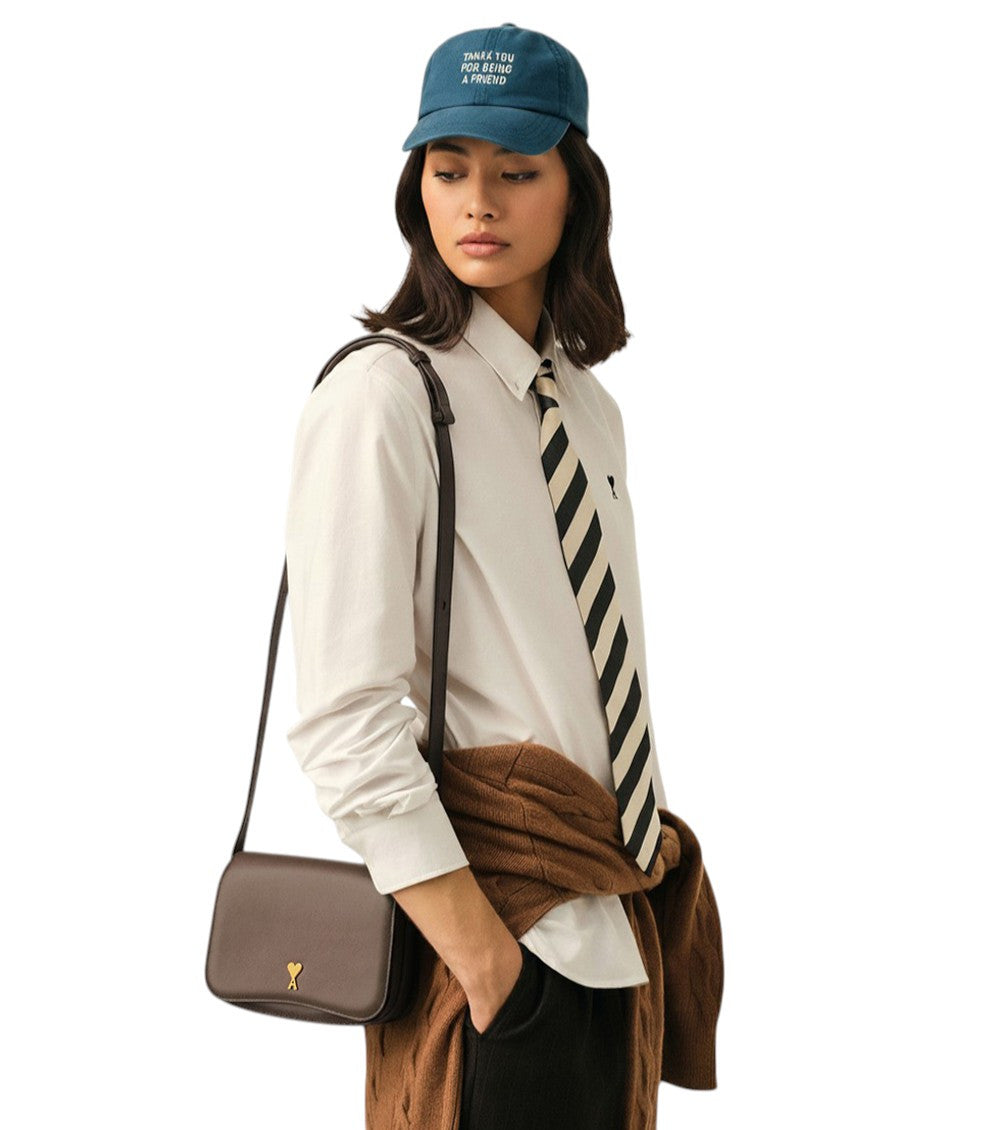 Brown Logo Small Crossbody Bag 5