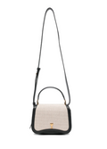 Beige Logo Mini Crossbody Bag 1