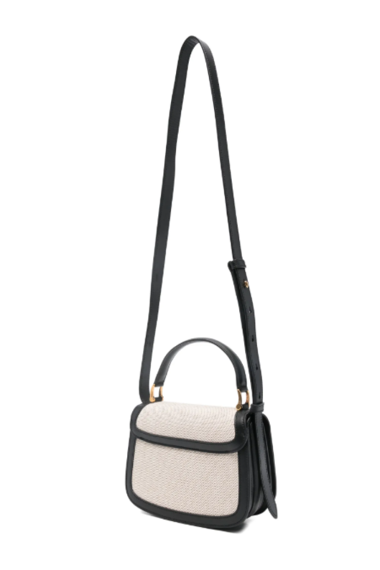Beige Logo Mini Crossbody Bag 2