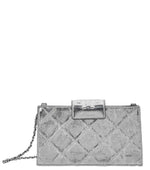 Silver Fleming Mini Crossbody Bag 1