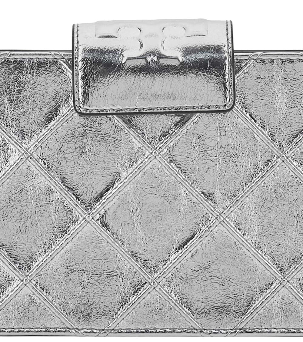 Silver Fleming Mini Crossbody Bag 3