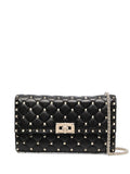 Black Rockstud Spike Small Crossbody Bag 1