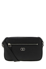 Black VLogo Small Crossbody Bag 1