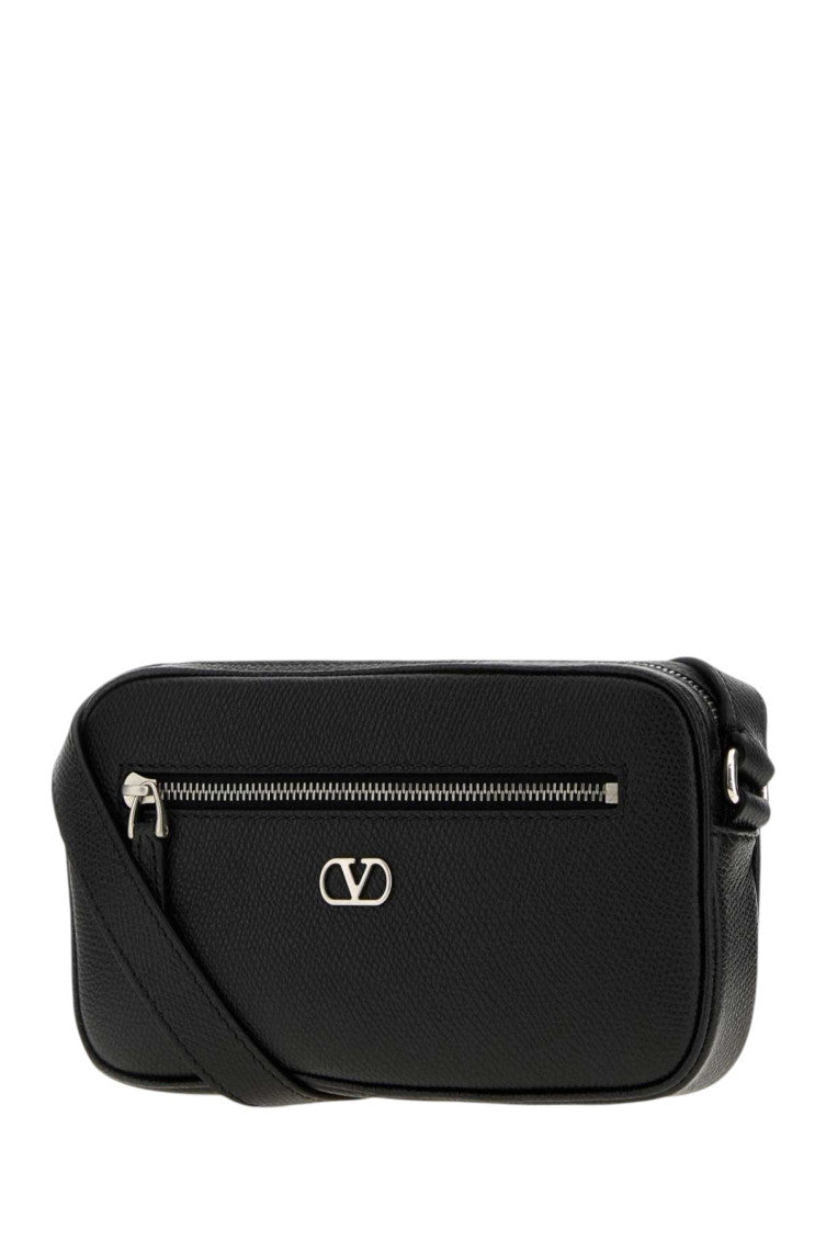 Black VLogo Small Crossbody Bag 2