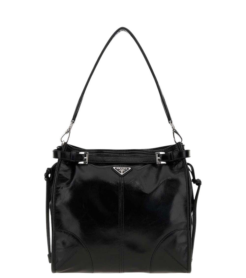 Black Bonnie Large Shoulder Bag 1