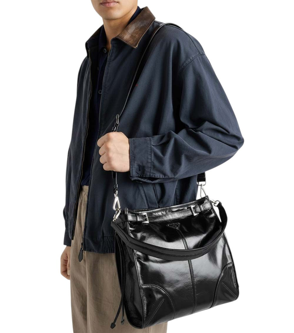 Black Bonnie Large Shoulder Bag 5