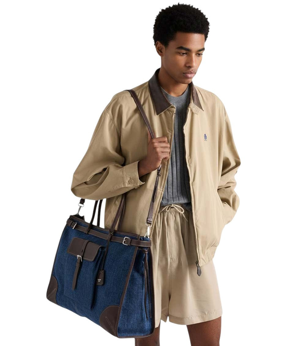 Blue Bonnie Large Tote 5