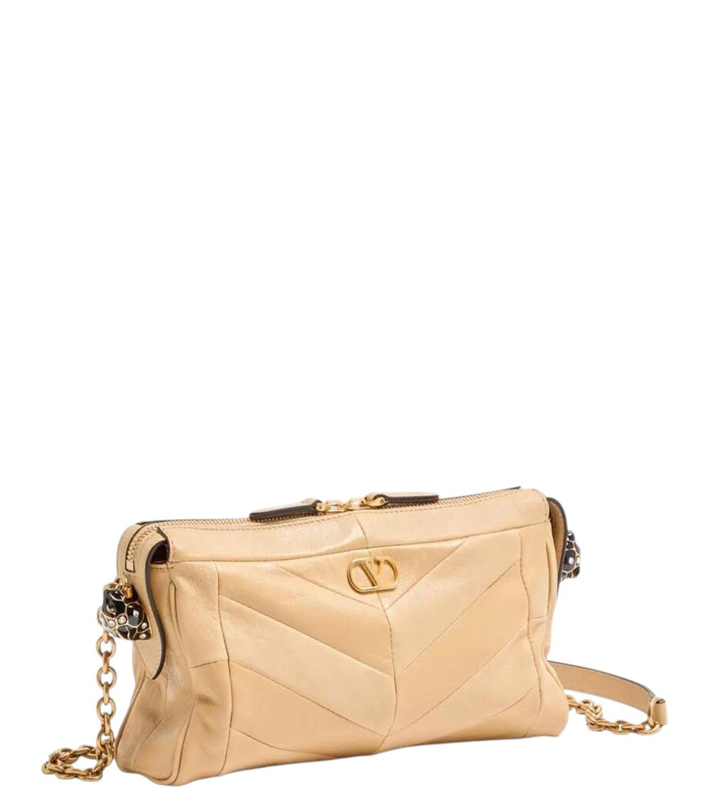 Beige Panthea Large Shoulder Bag 2