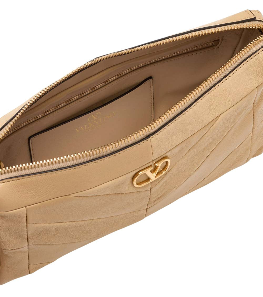 Beige Panthea Large Shoulder Bag 4