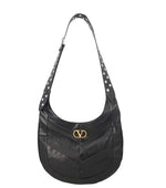 Black Hoboho Medium Shoulder Bag 1