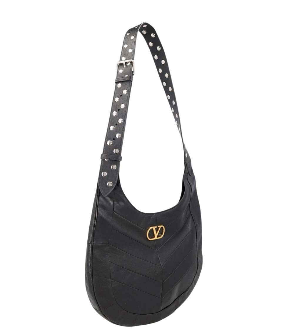 Black Hoboho Medium Shoulder Bag 2