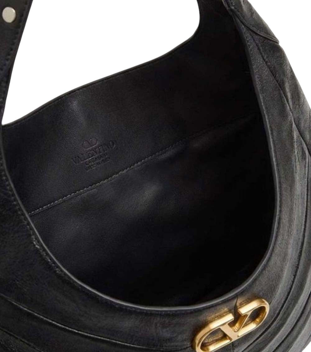 Black Hoboho Medium Shoulder Bag 4