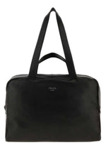 Black Logo Large Duffle Bag 1