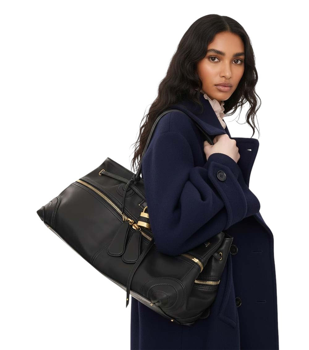 Black Paddington Large Shoulder Bag 4