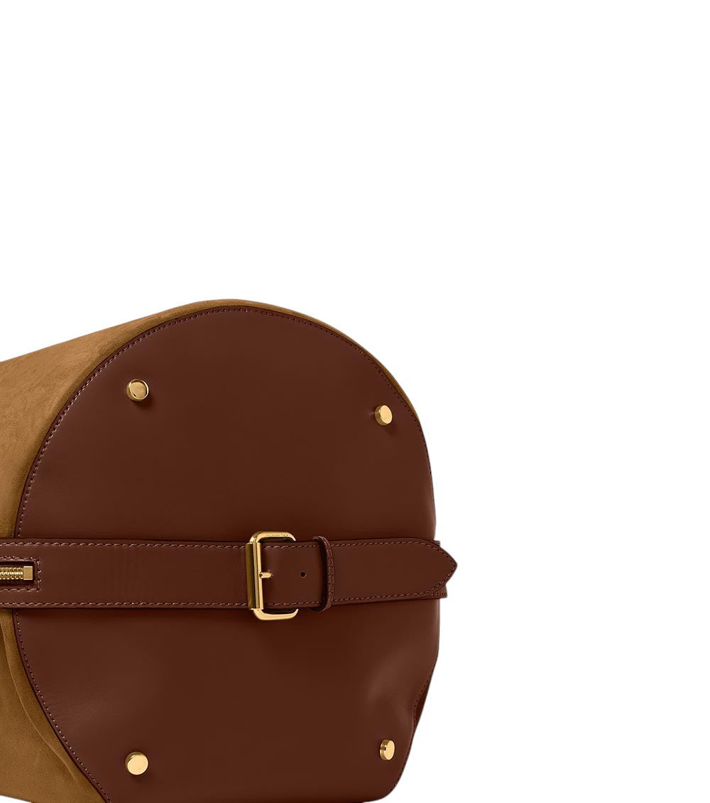 Brown Appaloosa Medium Bucket Bag 5