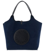 Navy Blue Logo Reversible Large Tote 1