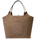 Brown Logo Reversible Large Tote 1
