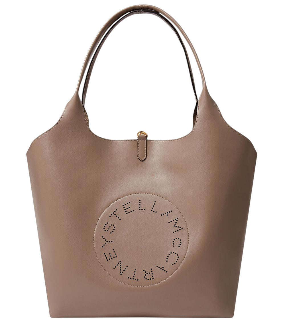 Brown Logo Reversible Large Tote 2
