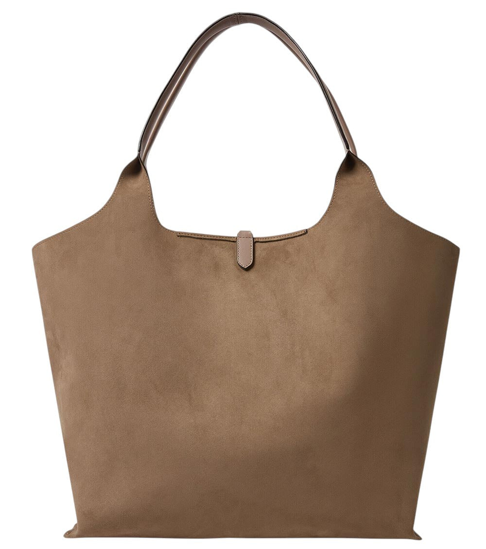Brown Logo Reversible Large Tote 3