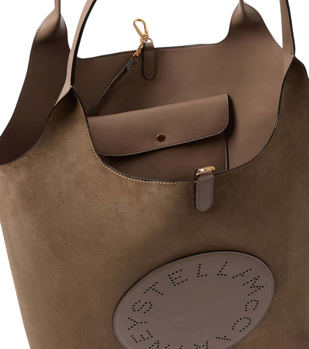 Brown Logo Large Tote 4