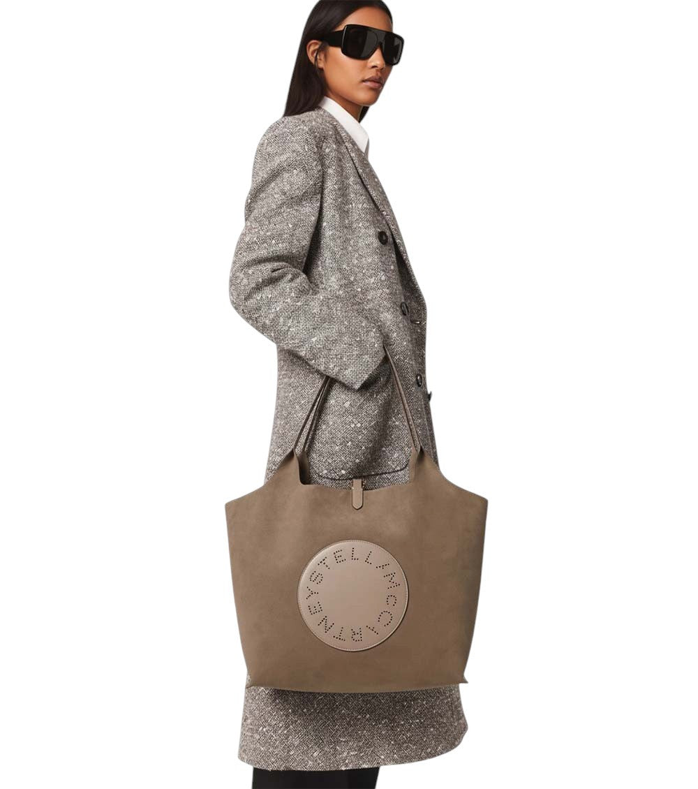 Brown Logo Large Tote 5