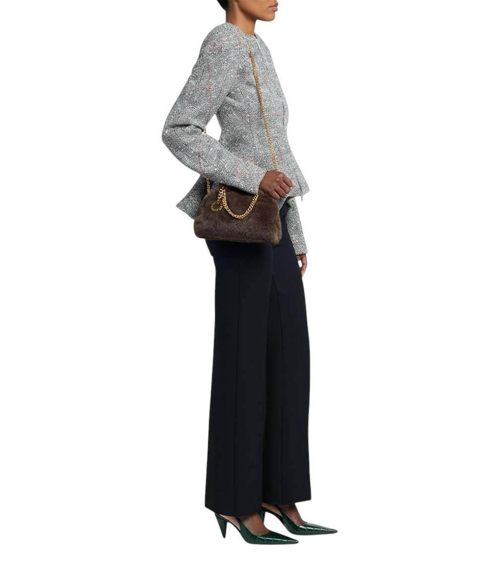 Brown Falabella Mini Shoulder Bag 5