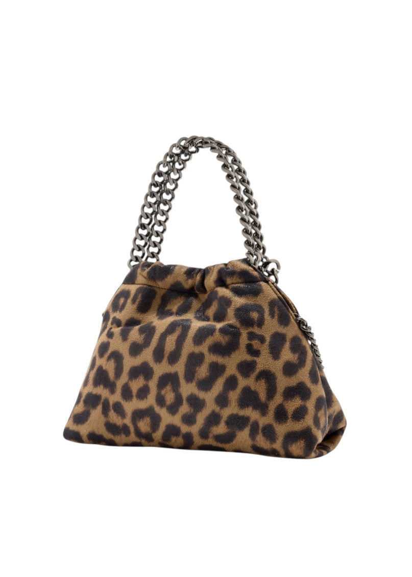 Leopard Print Falabella Small Shoulder Bag 4