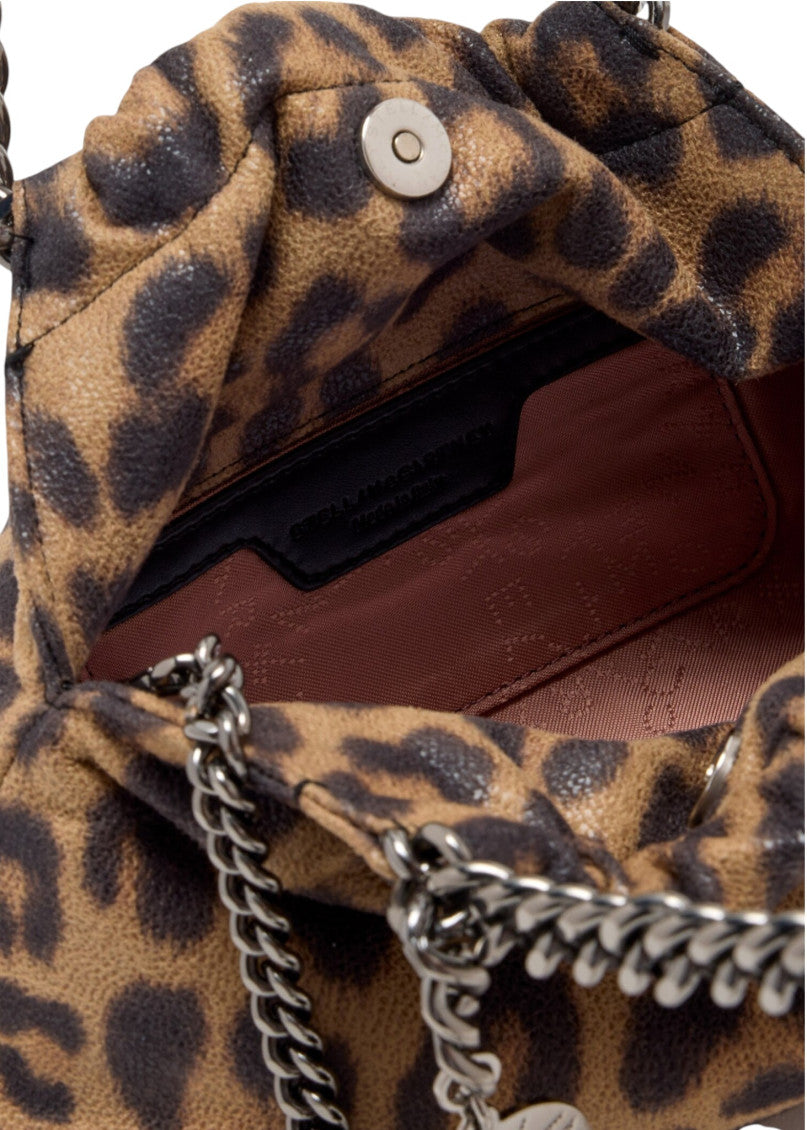 Leopard Print Falabella Small Shoulder Bag 5