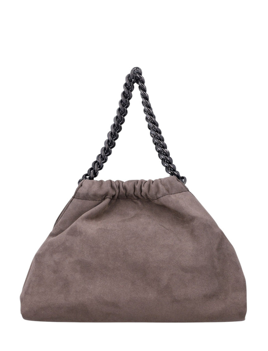 Taupe Falabella Mini Shoulder Bag 3
