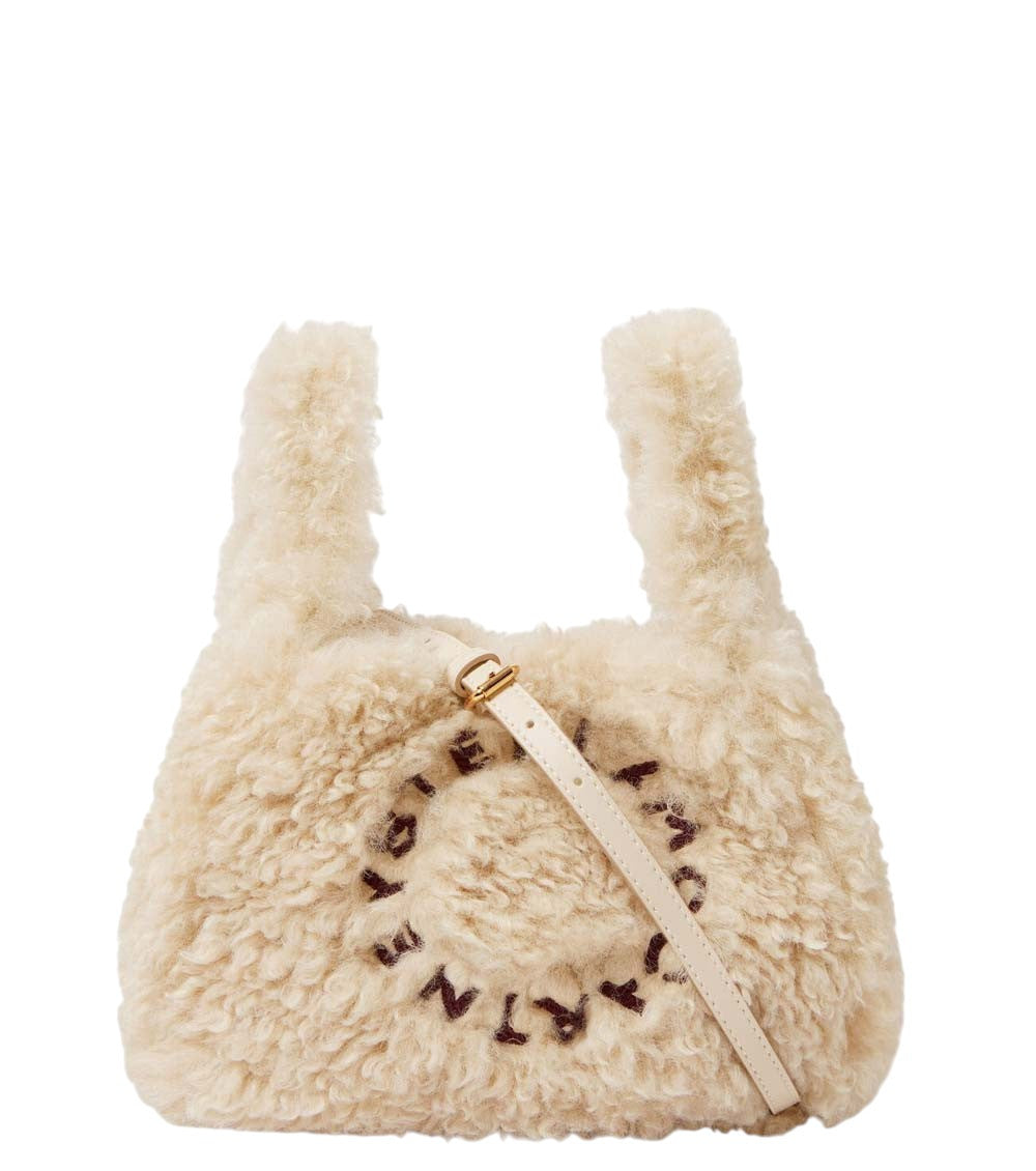 Beige Logo Small Shoulder Bag 1