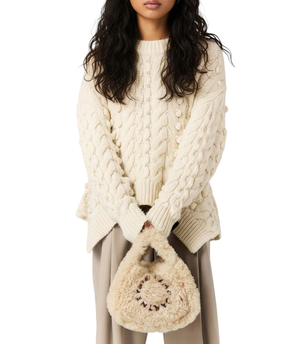 Beige Logo Small Shoulder Bag 5