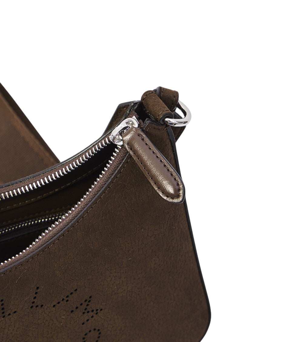 Brown Logo Small Shoulder Bag 3