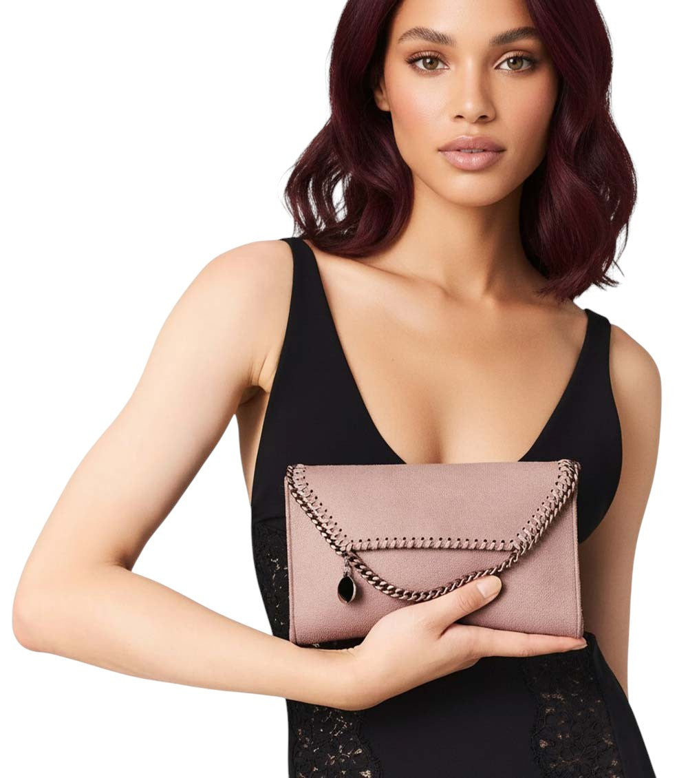 Pink Falabella Small Crossbody Bag 5