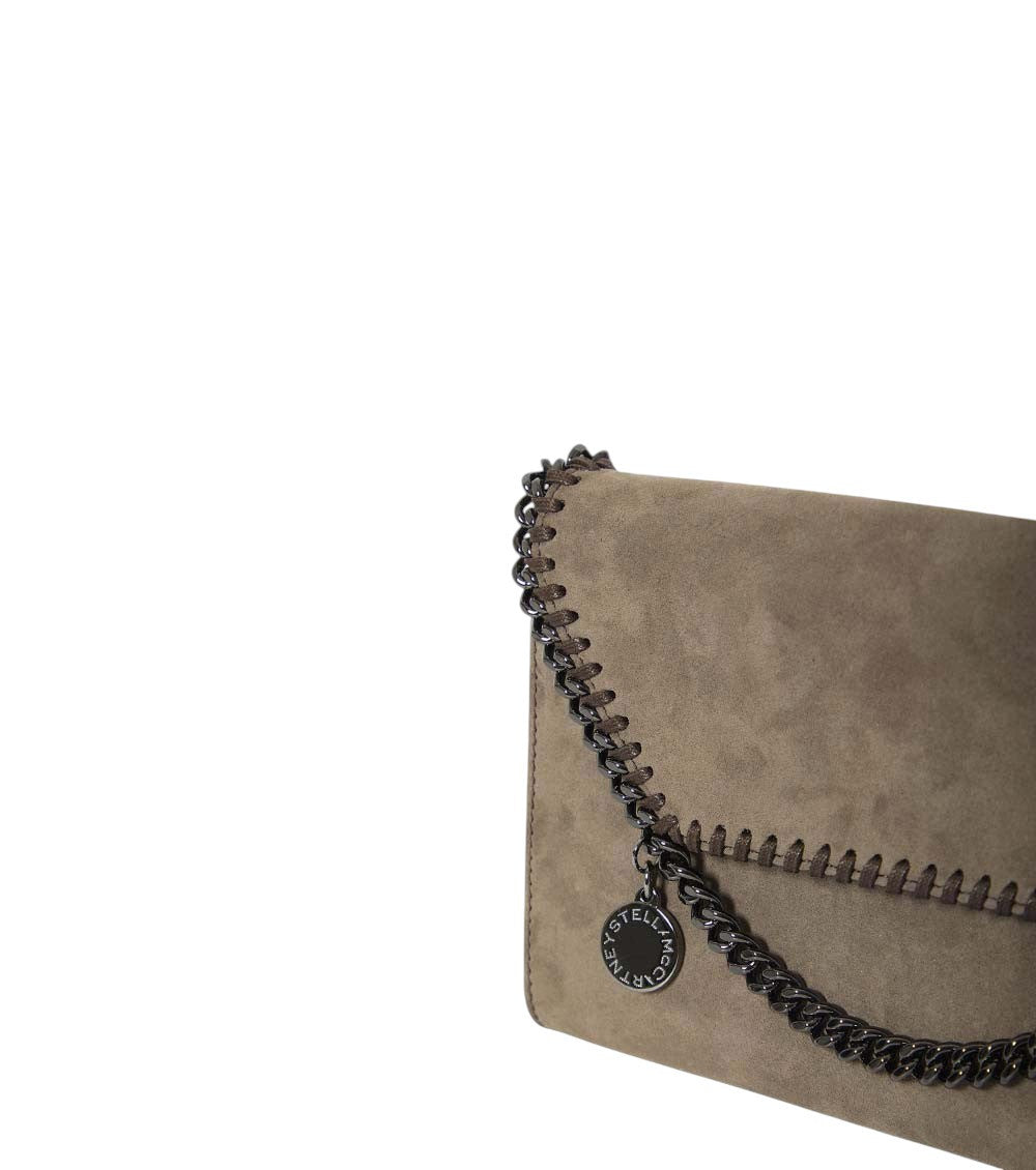 Taupe Falabella Small Crossbody Bag 4