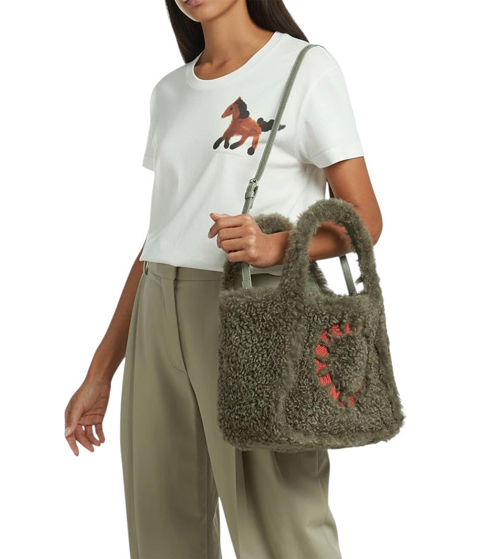 Green Logo Large Tote 5