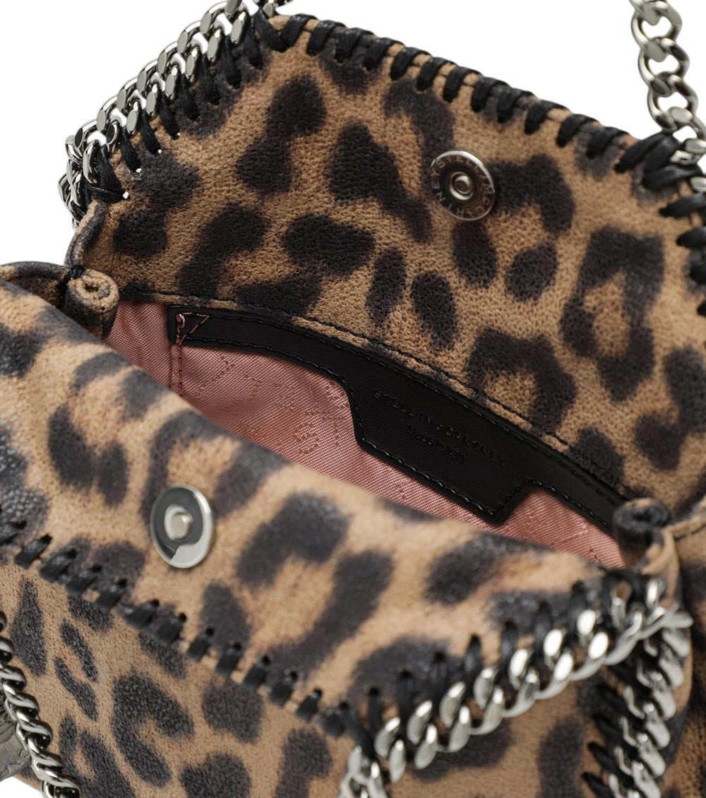 Leopard Print Falabella Mini Tote 4