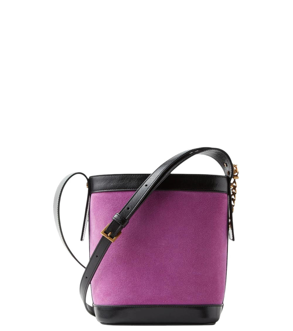 Purple Pivot Mini Bucket Bag 2