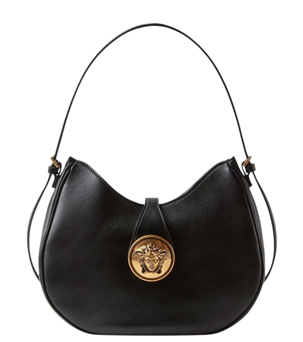 Black Embleme Small Hobo 1